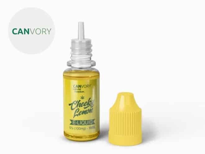 E-liquid Cheeky Lemon CBD (500mg) - Canvory