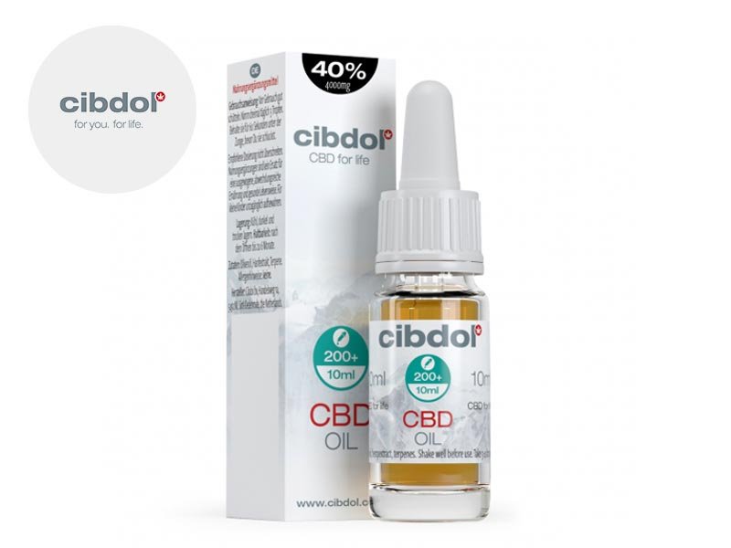 Olio CBD 40% bio (10ml) - Cibdol